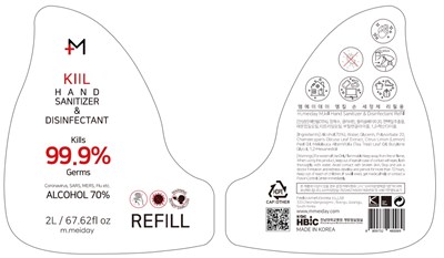 15 m.meiday M.kill Hand Sanitizer Gel 2000ml Label.jpg 15 m.meiday M.kill Hand Sanitizer Gel 2000ml Label